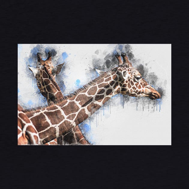 Giraffe Wild Animal Safari Africa Jungle_ by Cubebox